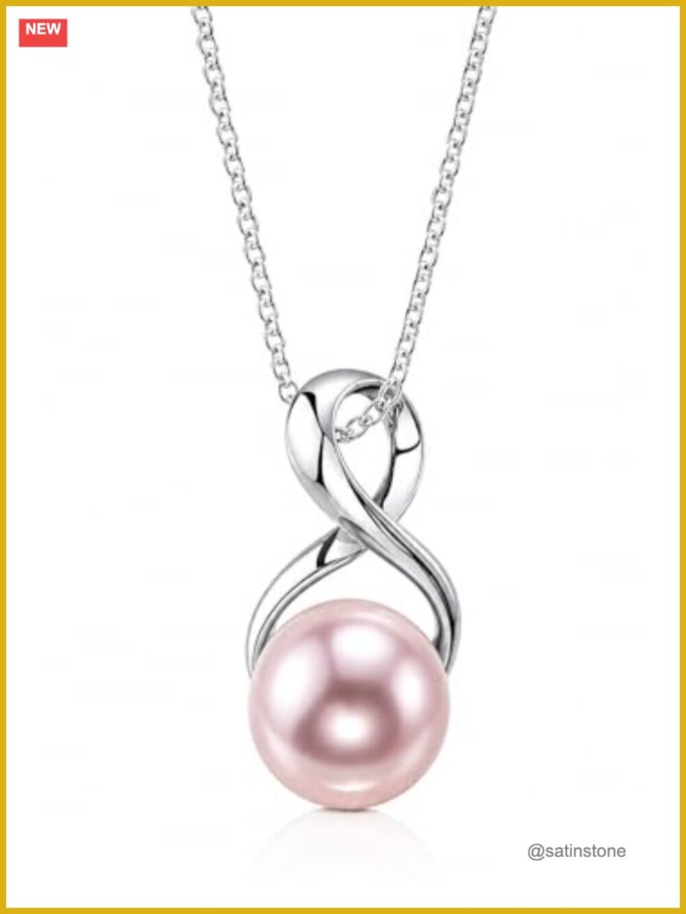 14K Gold Plated Freshwater Pearl Pendant Necklace